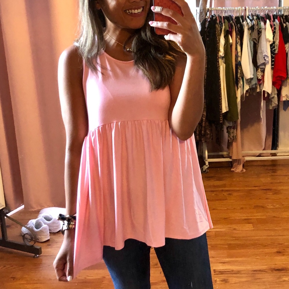Nancy Peplum Pink